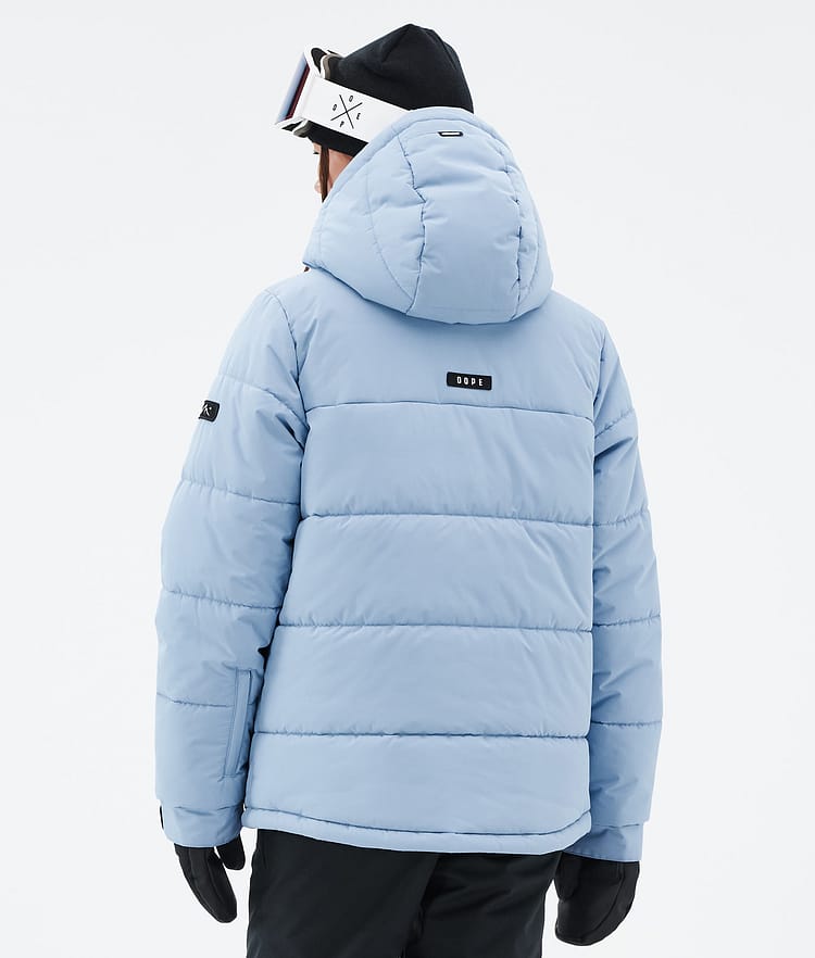 Dope Puffer W Full Zip 24 Snowboardjacka Dam Light Blue, Bild 6 av 9