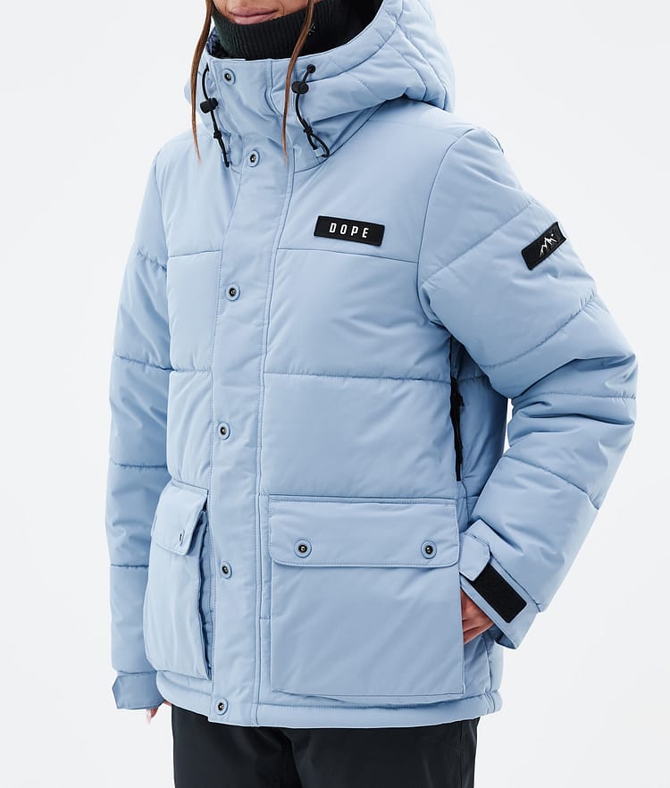 Dope Puffer W Full Zip 24 Snowboardjacka Dam Light Blue, Bild 7 av 9
