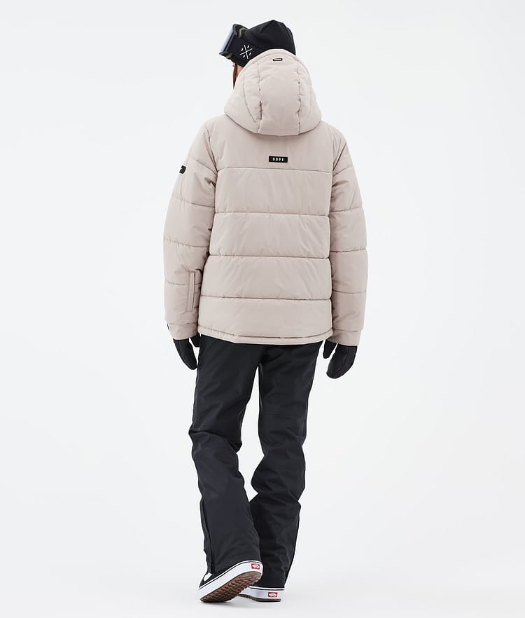 Dope Puffer W Full Zip 24 Snowboardjacka Dam Sand Renewed, Bild 4 av 9