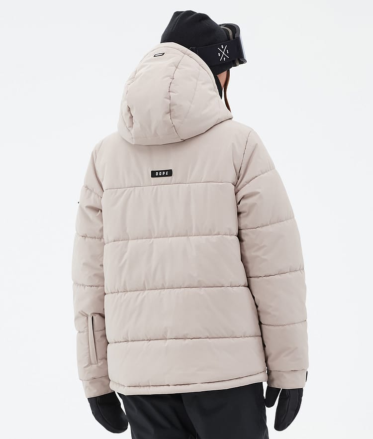 Dope Puffer W Full Zip 24 Snowboardjacka Dam Sand Renewed, Bild 6 av 9