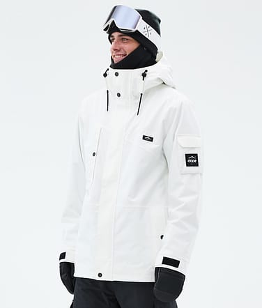 Dope Adept Snowboardjacka Man Whitish Renewed