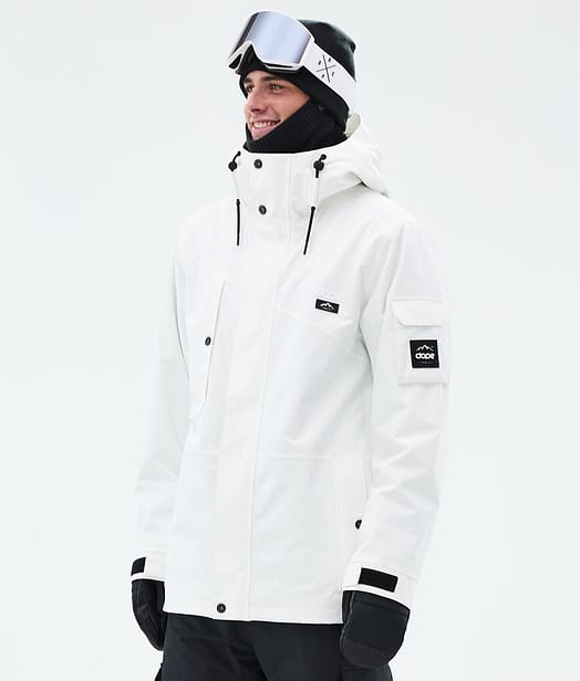 Dope Adept Snowboardjacka Herr Whitish