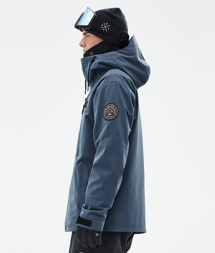 Dope Blizzard Full Zip 24 Snowboardjacka Herr Metal Blue Renewed, Bild 5 av 9