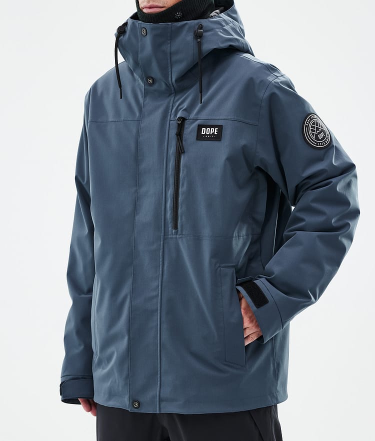 Dope Blizzard Full Zip 24 Snowboardjacka Herr Metal Blue Renewed, Bild 7 av 9