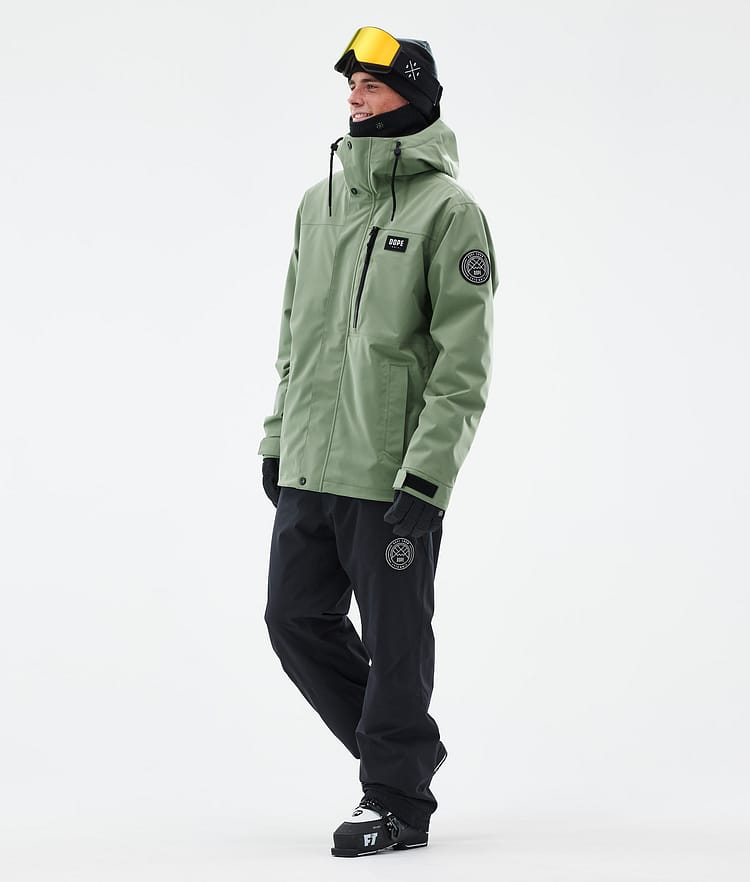 Dope Blizzard Full Zip 24 Skidjacka Herr Moss Green, Bild 2 av 9