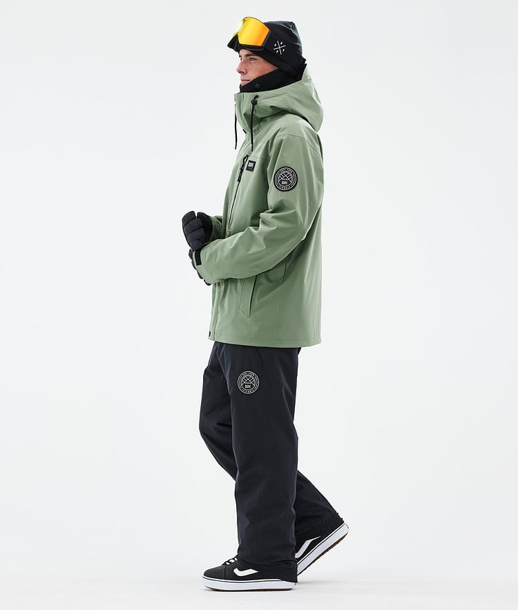 Dope Blizzard Full Zip 24 Snowboardjacka Herr Moss Green Renewed, Bild 3 av 9
