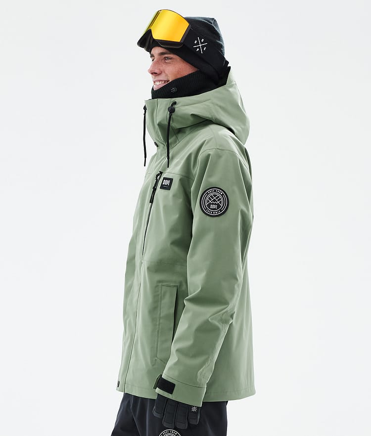 Dope Blizzard Full Zip 24 Snowboardjacka Herr Moss Green Renewed, Bild 5 av 9