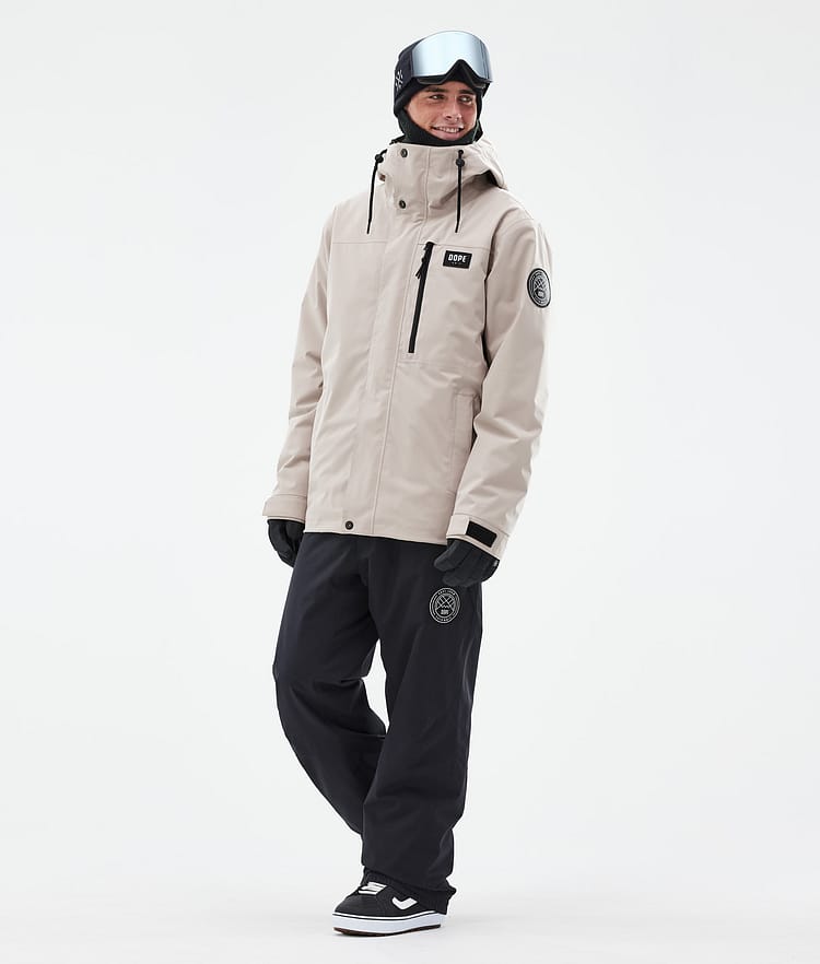 Dope Blizzard Full Zip 24 Snowboardjacka Herr Sand, Bild 2 av 9