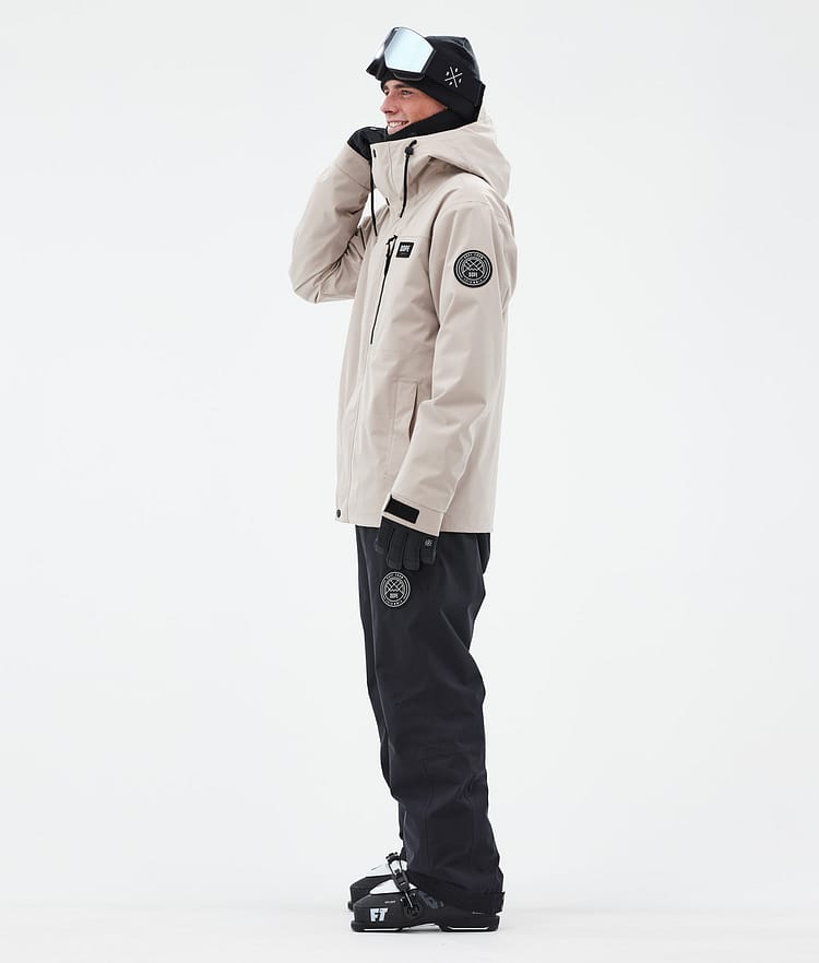 Dope Blizzard Full Zip 24 Skidjacka Herr Sand, Bild 3 av 9