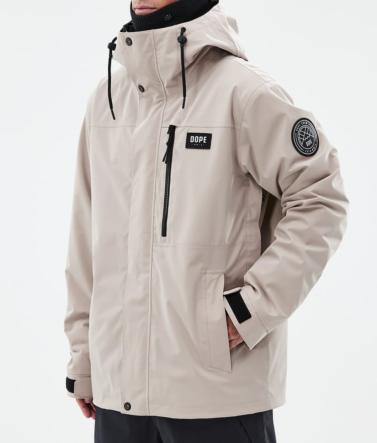 Dope Blizzard Full Zip 24 Snowboardjacka Herr Sand, Bild 7 av 9