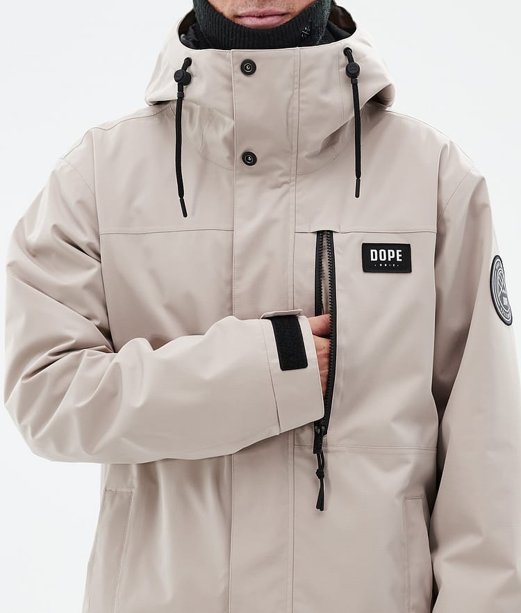 Dope Blizzard Full Zip 24 Skidjacka Herr Sand, Bild 8 av 9