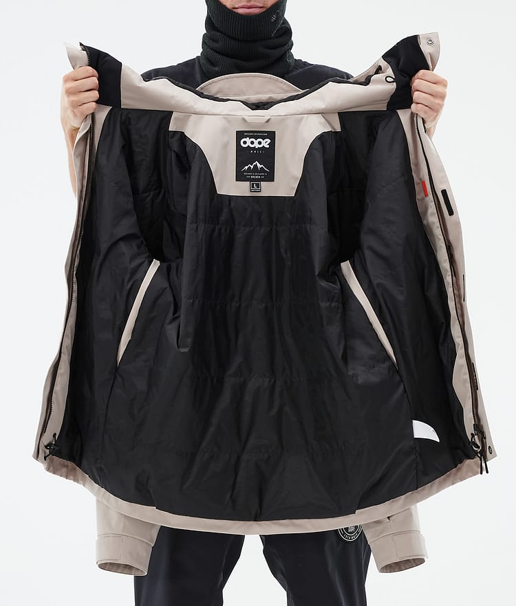 Dope Blizzard Full Zip 24 Skidjacka Herr Sand, Bild 9 av 9