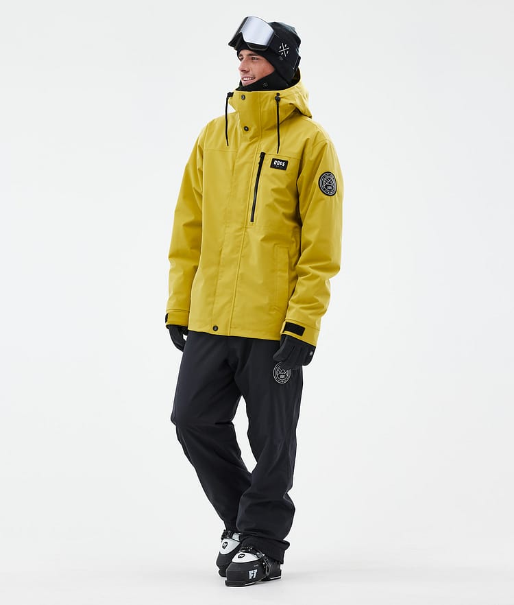 Dope Blizzard Full Zip 24 Skidjacka Herr Yellow, Bild 2 av 9