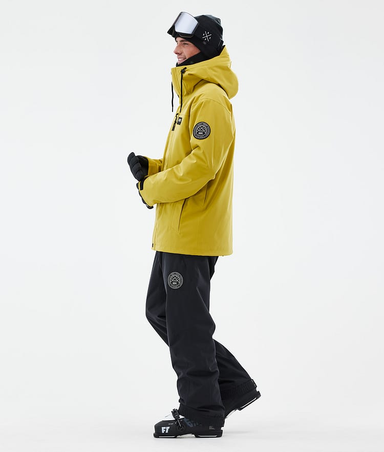Dope Blizzard Full Zip 24 Skidjacka Herr Yellow, Bild 3 av 9