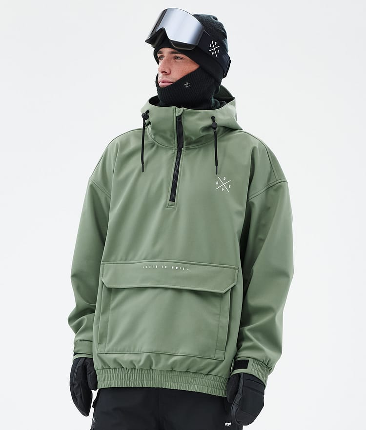 Dope Cyclone Snowboardjacka Herr Moss Green Renewed, Bild 1 av 8