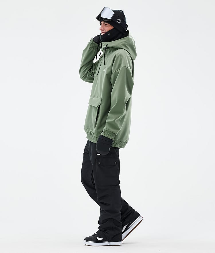 Dope Cyclone Snowboardjacka Herr Moss Green Renewed, Bild 3 av 8