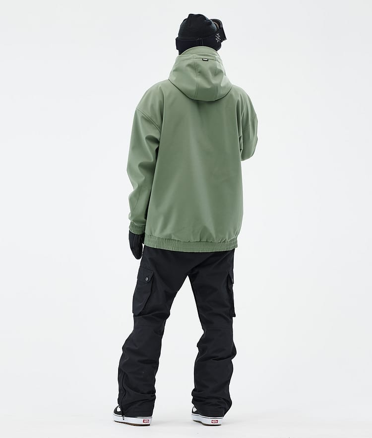Dope Cyclone Snowboardjacka Herr Moss Green Renewed, Bild 4 av 8