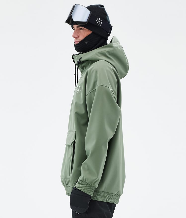 Dope Cyclone Snowboardjacka Herr Moss Green Renewed, Bild 5 av 8