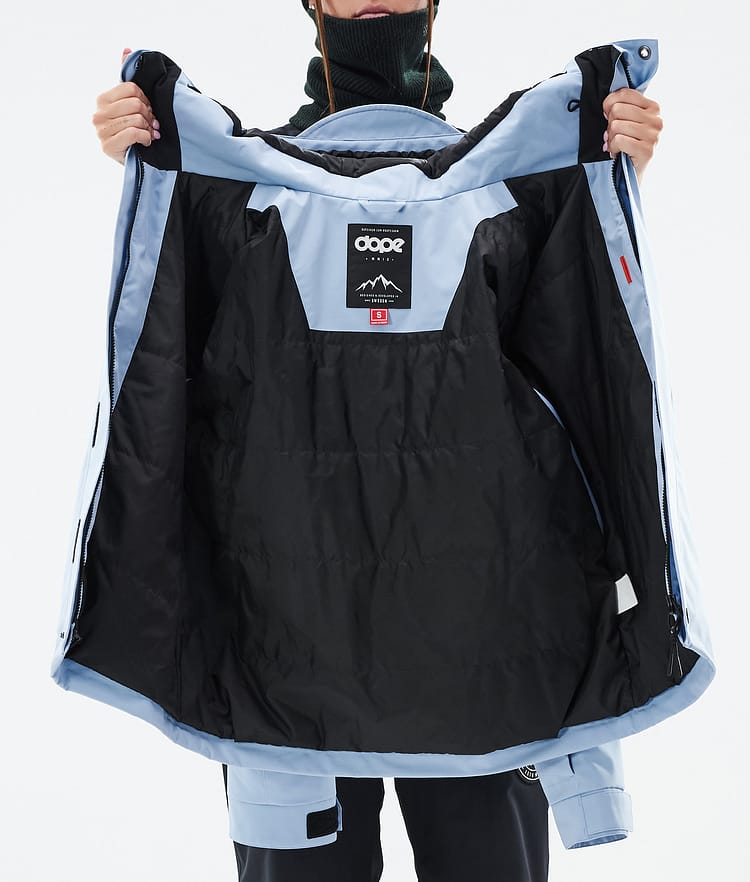 Dope Blizzard W Full Zip 24 Snowboardjacka Dam Light Blue, Bild 9 av 9