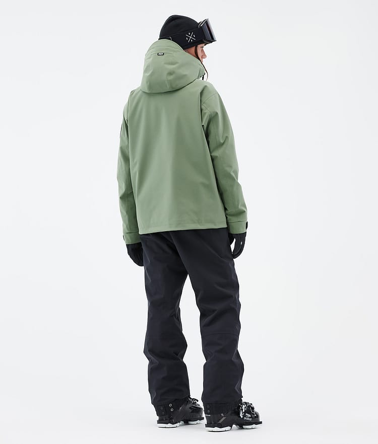 Dope Blizzard W Full Zip 24 Skidjacka Dam Moss Green, Bild 4 av 9