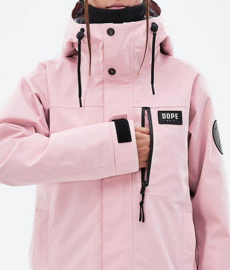 Dope Blizzard W Full Zip 24 Snowboardjacka Dam Soft Pink, Bild 8 av 9