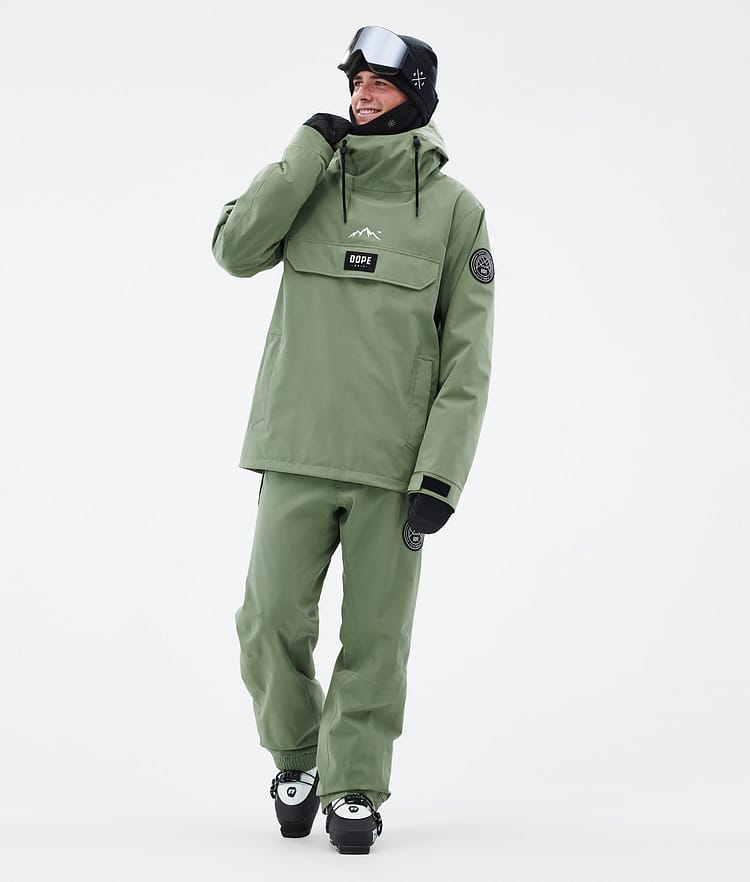 Dope Blizzard 2024 Skidbyxa Herr Moss Green, Bild 2 av 5