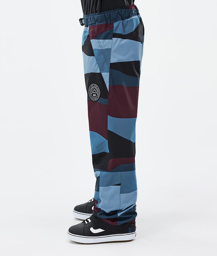 Dope Blizzard 2024 Snowboardbyxa Herr Shards Burgundy Blue, Bild 3 av 5