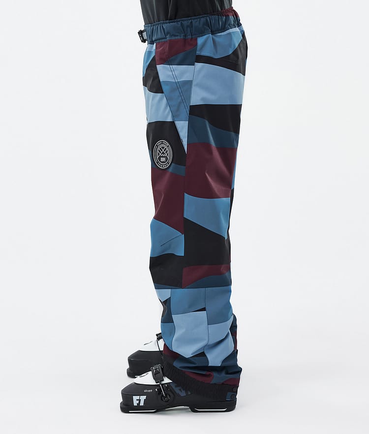 Dope Blizzard 2024 Skidbyxa Herr Shards Burgundy Blue, Bild 3 av 5