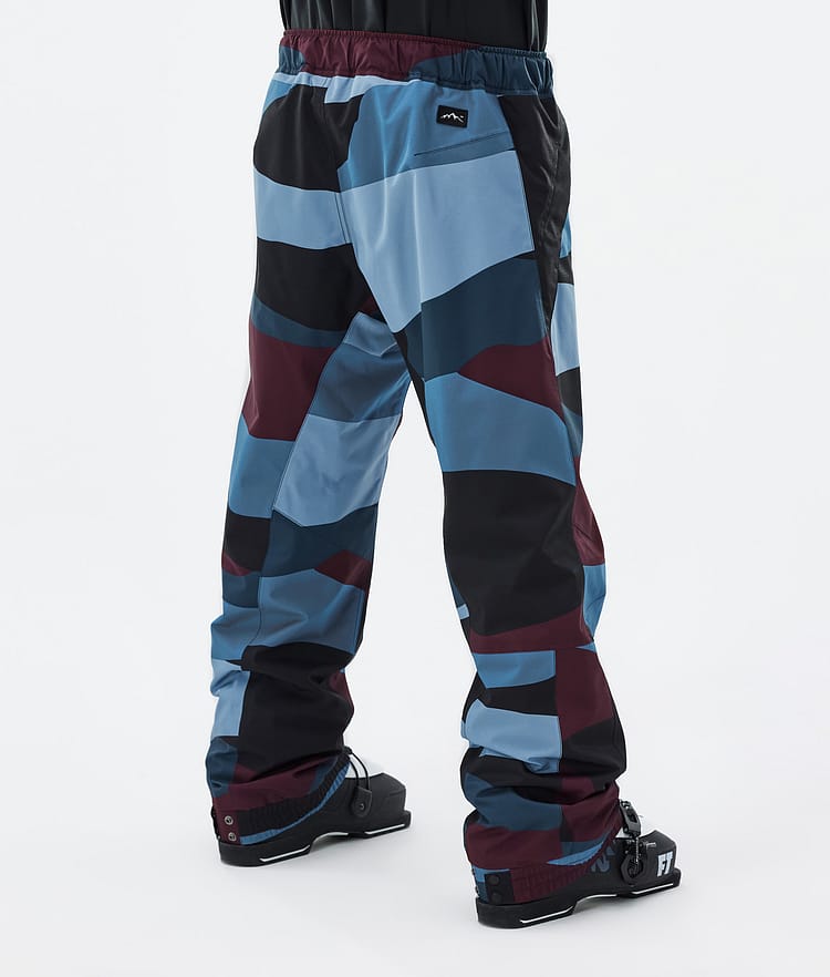 Dope Blizzard 2024 Skidbyxa Herr Shards Burgundy Blue, Bild 4 av 5