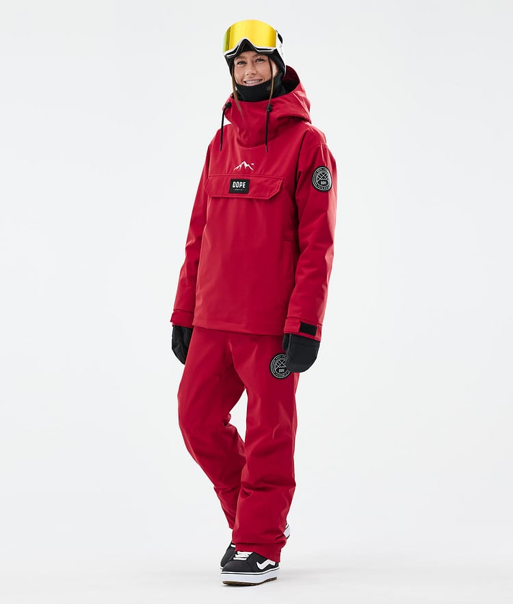 Dope Blizzard W 2024 Snowboardbyxa Dam Deep Red, Bild 2 av 5