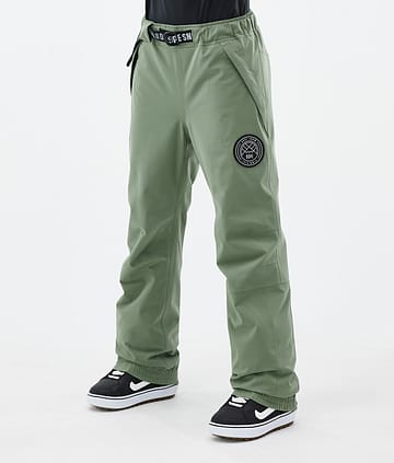Dope Blizzard W 2024 Snowboardbyxa Dam Moss Green