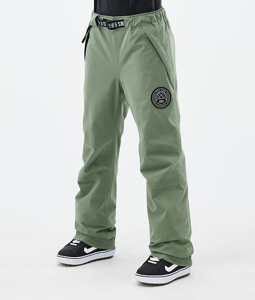 Dope Blizzard W 2024 Snowboardbyxa Dam Moss Green