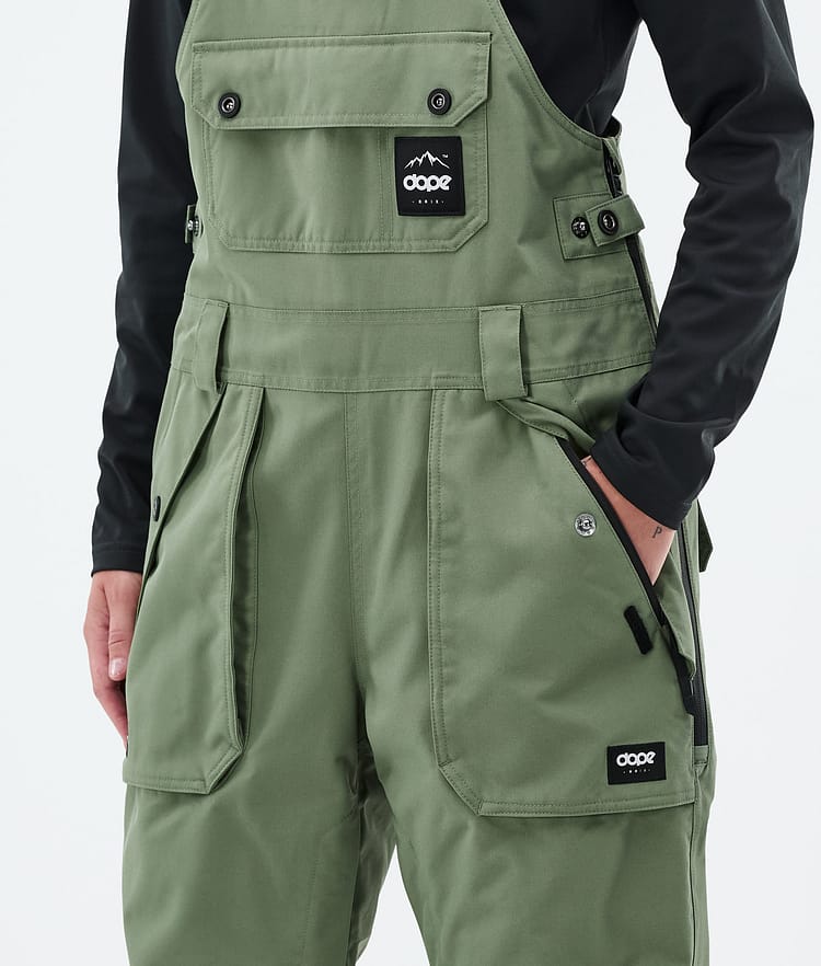 Dope Notorious B.I.B W Snowboardbyxa Dam Moss Green, Bild 5 av 7