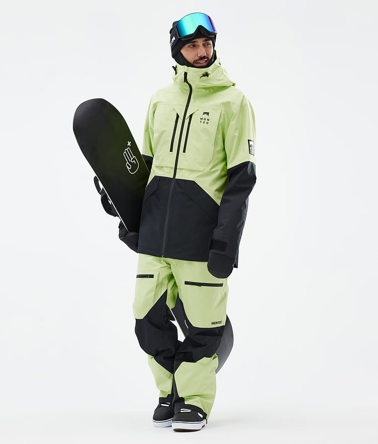 Montec Arch Snowboardjacka Herr Faded Neon/Black Renewed, Bild 3 av 10
