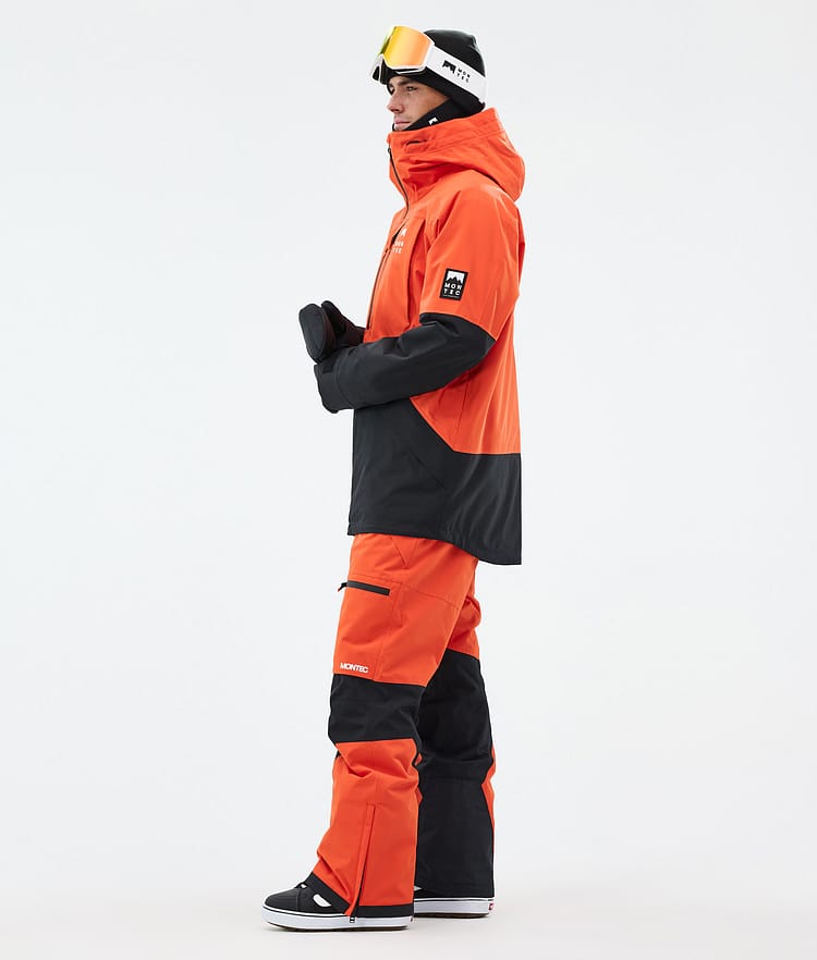 Montec Arch Snowboardjacka Herr Orange/Black Renewed, Bild 4 av 10
