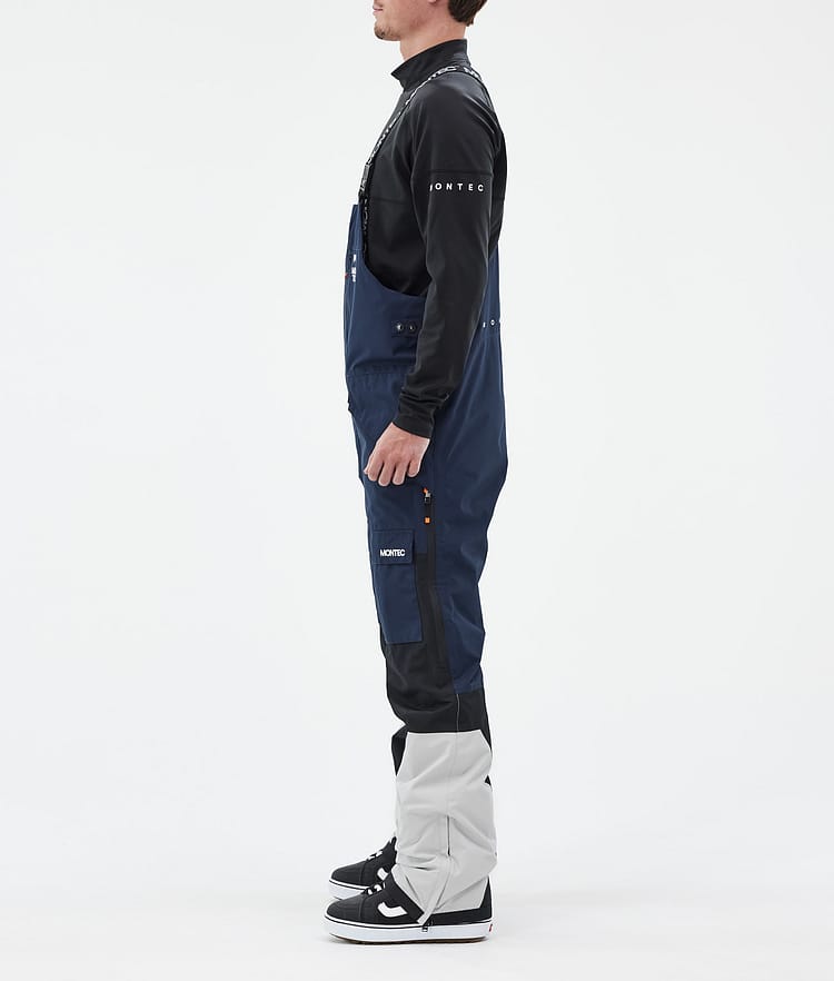 Montec Fawk Snowboardbyxa Herr Dark Blue/Black/Light Grey Renewed, Bild 3 av 7