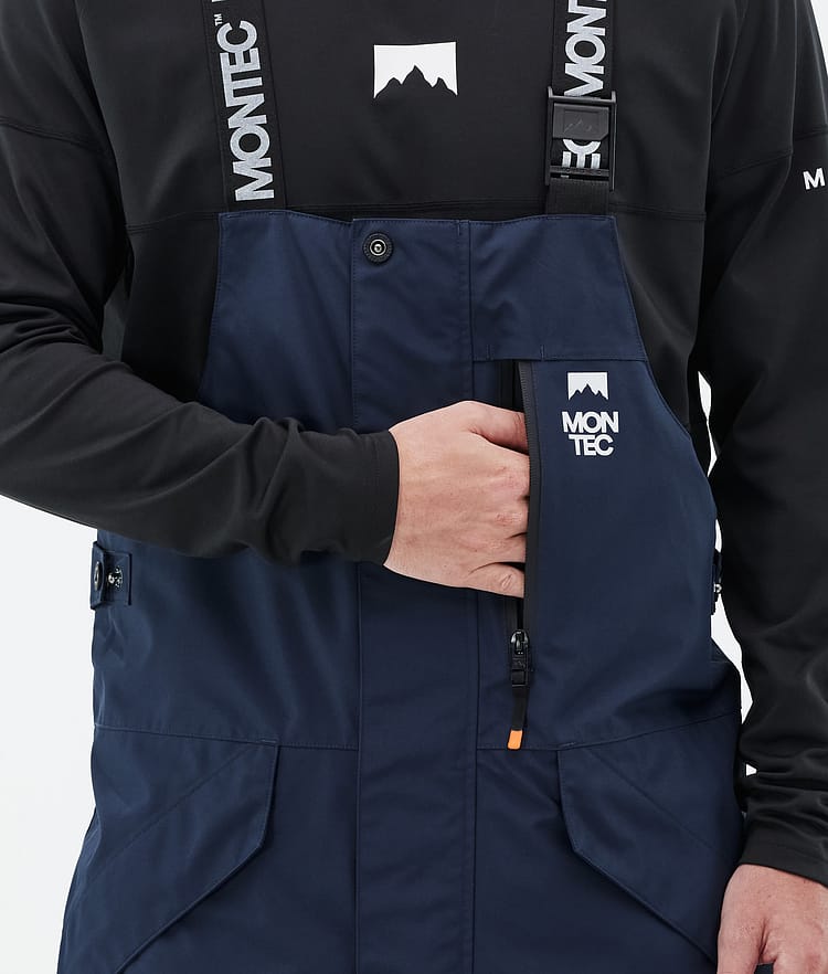 Montec Fawk Snowboardbyxa Herr Dark Blue/Black/Light Grey Renewed, Bild 6 av 7