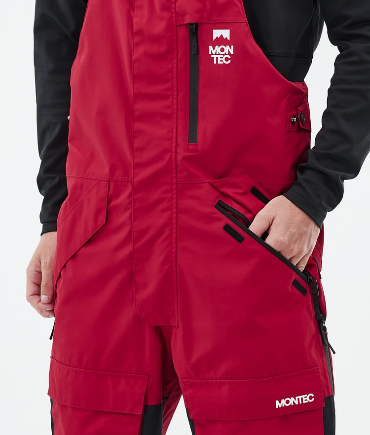 Montec Fawk Snowboardbyxa Herr Deep Red/Black Renewed, Bild 5 av 7
