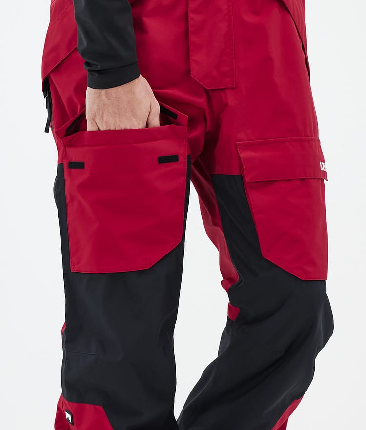 Montec Fawk Snowboardbyxa Herr Deep Red/Black Renewed, Bild 7 av 7
