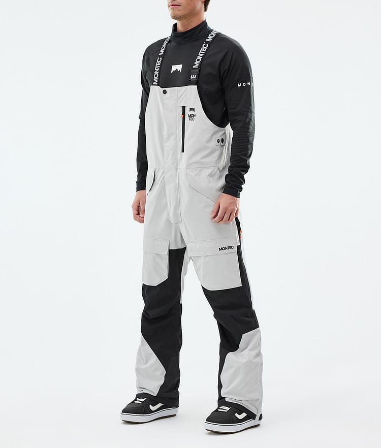 Montec Fawk Snowboardbyxa Herr Light Grey/Black Renewed, Bild 1 av 6