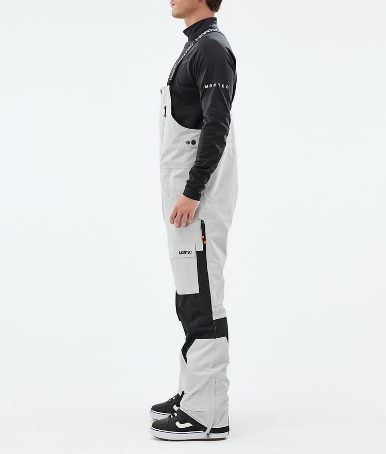 Montec Fawk Snowboardbyxa Herr Light Grey/Black Renewed, Bild 2 av 6