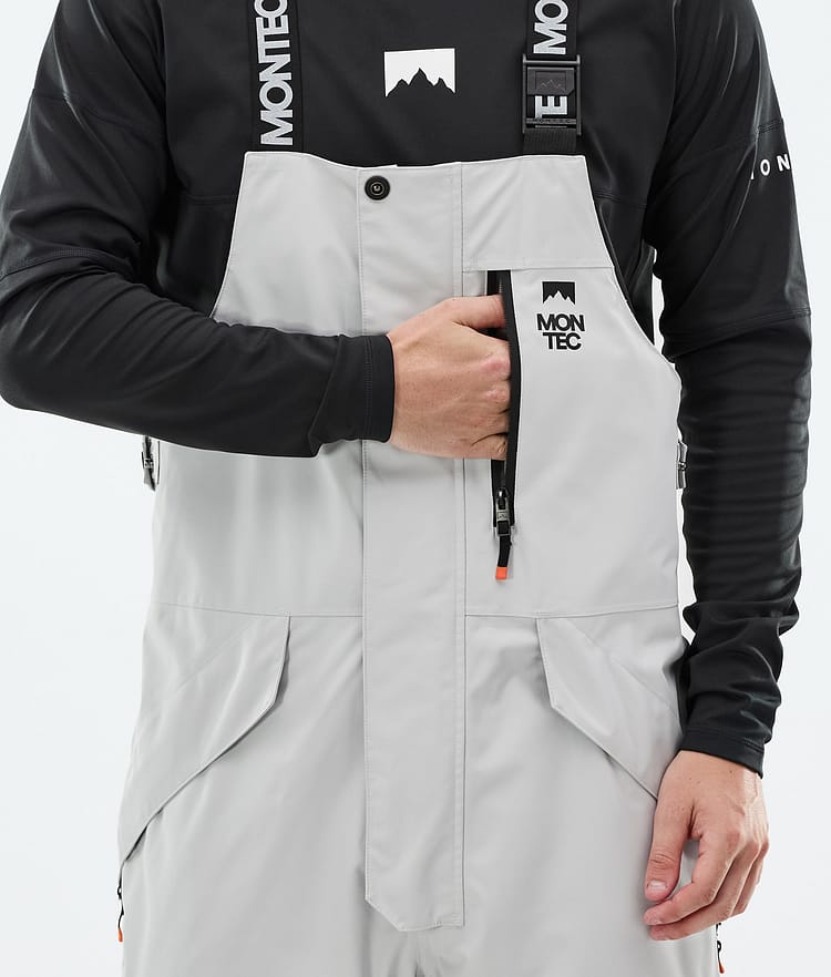 Montec Fawk Snowboardbyxa Herr Light Grey/Black Renewed, Bild 5 av 6
