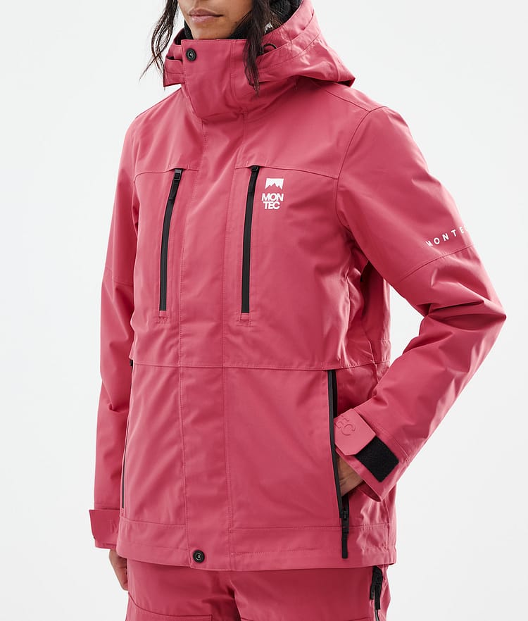 Montec Fawk W Snowboardjacka Dam Light Red Renewed, Bild 7 av 9
