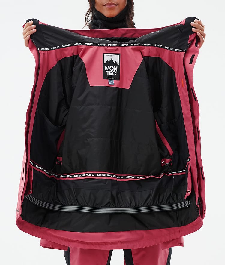 Montec Fawk W Snowboardjacka Dam Light Red Renewed, Bild 9 av 9
