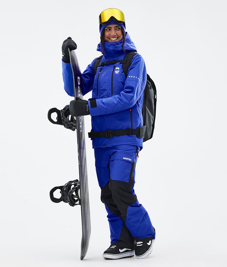 Montec Fawk W Snowboardjacka Dam Cobalt Blue Renewed, Bild 2 av 9