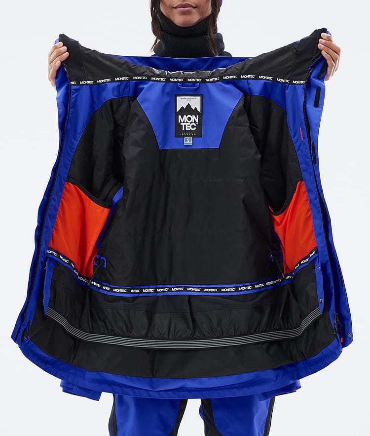 Montec Fawk W Snowboardjacka Dam Cobalt Blue Renewed, Bild 9 av 9