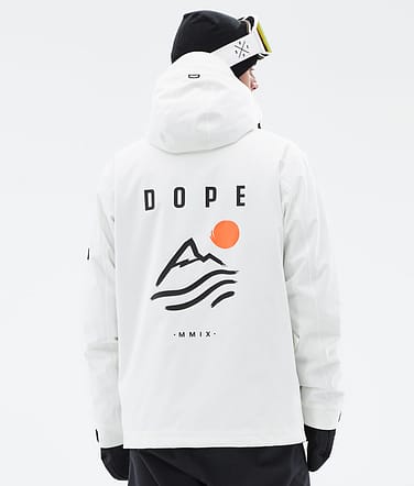 Dope Blizzard Snowboardjacka Man Corduroy Whitish Renewed