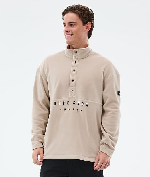 Dope Comfy Fleecetröja Herr Sand