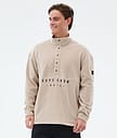 Dope Comfy Fleecetröja Herr Sand