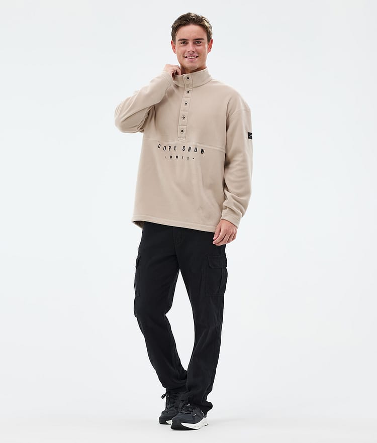 Dope Comfy Fleecetröja Herr Sand, Bild 3 av 6